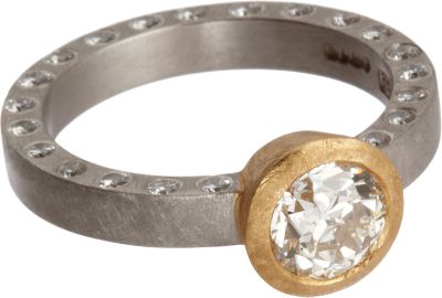 Malcolm Betts - Old Cut Diamond Ring