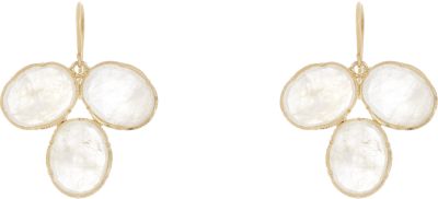 Irene Neuwirth - Rainbow Moonstone Trio Earrings