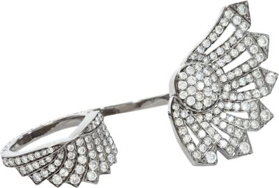 Deborah Pagani - Diamond Anna May Double Finger Ring