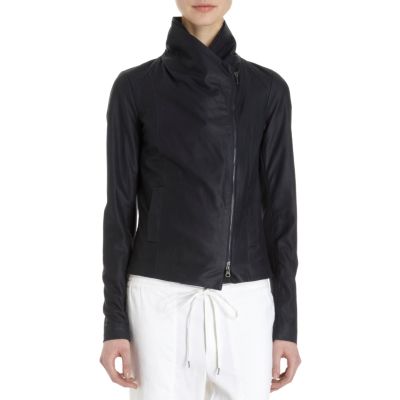 Vince Leather Scuba Jacket