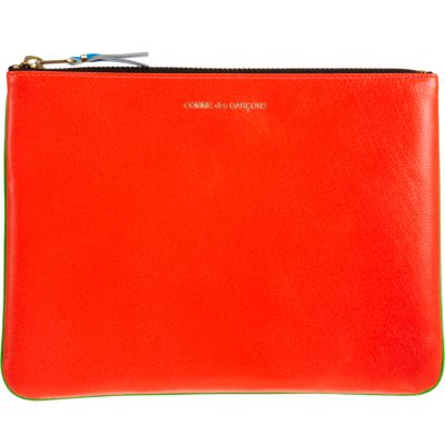 Comme des Gar&ccedil;ons Super Fluorescent Zip Envelope