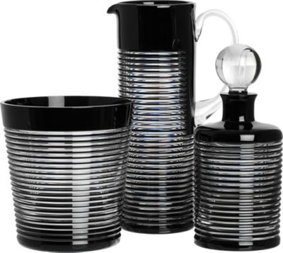 Barneys New York Black Crystal Bar Set