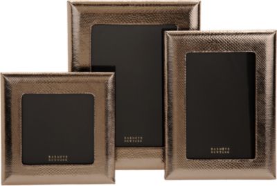Barneys New York Embossed Karung Leather Frames