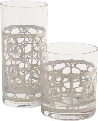 Egizia Lace Detailed Drinking Glasses