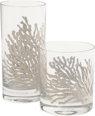 Egizia Coral Motif  Drinking Glasses