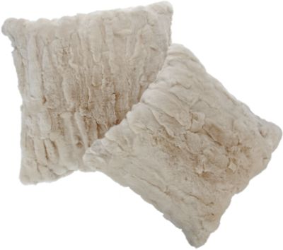 Adrienne Landau Rex Textured Pearl Pillows