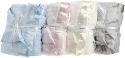Little Giraffe Chenille Blankets with Satin Border