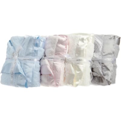 Little Giraffe Chenille Blankets with Satin Border