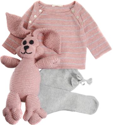 Tane Organics Pink Bunny Set