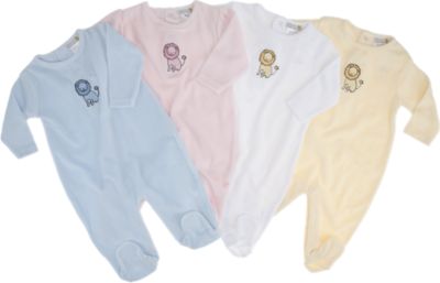 Barneys New York Velour Lion Footies