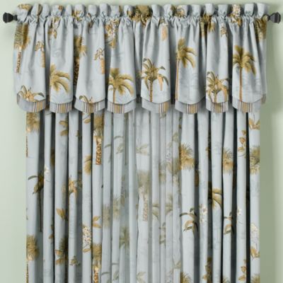 Palm Tree Cotton Sateen Valance - Bed Bath & Beyond