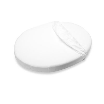 Stokke&reg; Sleepi White Mini Fitted Sheet, 100% Cotton, 400 Thread Count