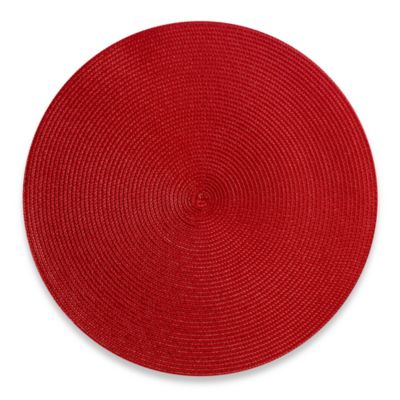 Buy Round Red Placemats from Bed Bath & Beyond