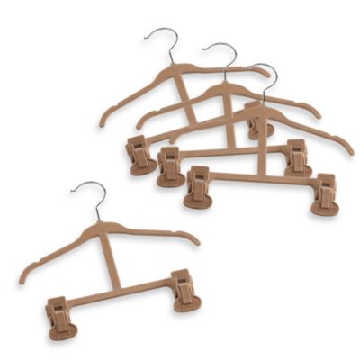 hangers clothes flocked children clip camel childrens