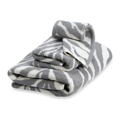Safari Zebra Bath Towel - Bed Bath & Beyond