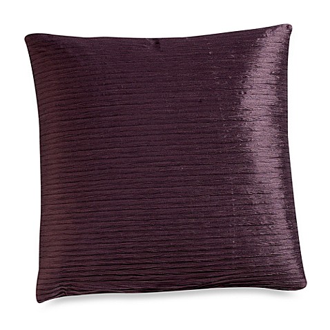 Julia Purple Pleated Decorative Toss Pillow - Bed Bath & Beyond