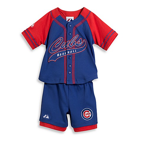 Chicago Cubs Size 4 Team Uniform Short Set - BedBathandBeyond.com