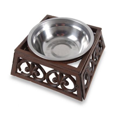cast iron dog bowl