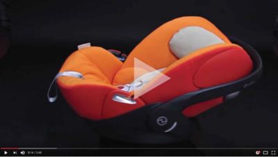 Cybex Platinum Cloud Q Infant Car Seat with Load Leg Base in True Blue