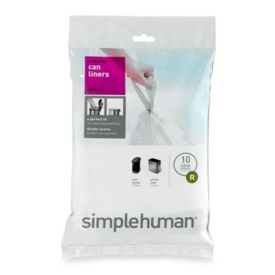bed bath and beyond simplehuman trash bags