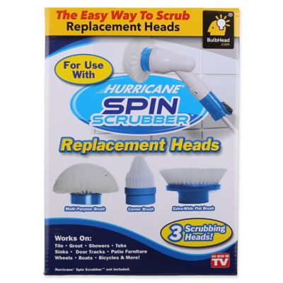 097298016509 Upc - 3 Pack Hurricane Spin Scrubber Replacement Heads 