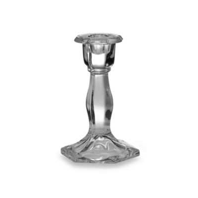 6-Inch Glass Taper Candle Holder - Bed Bath & Beyond