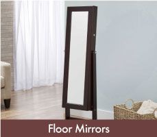 bed bath beyond floor mirror