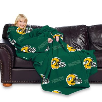 NFL Green Bay Packers Comfy Throw™ Blanket with Sleeves  Bed Bath & Beyond