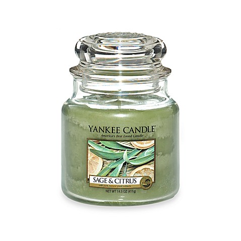 Yankee CandleÂ® Sage & Citrus Medium Classic Jar Candle