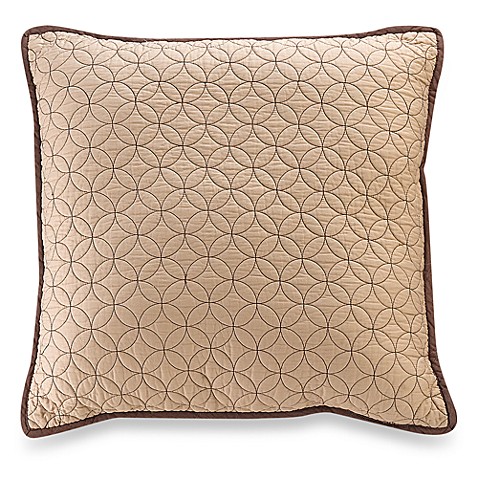 Vallejo 18-Inch Square Throw Pillow in Chocolate - Bed Bath & Beyond