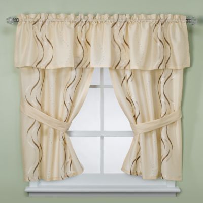 Croscill&reg; Dante Bathroom Window Curtain Pair