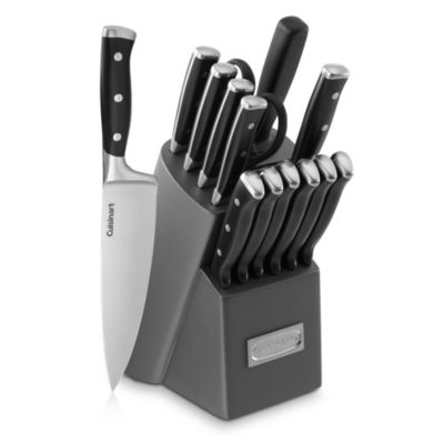 knife cuisinart block piece triple rivet classic bedbathandbeyond forged cutlery registry beyond bath bed favorite manhox