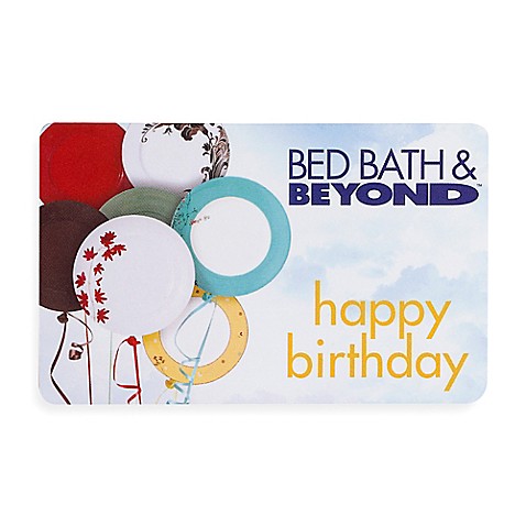 Buy "happy birthday" Balloons Gift Card $100 from Bed Bath & Be...