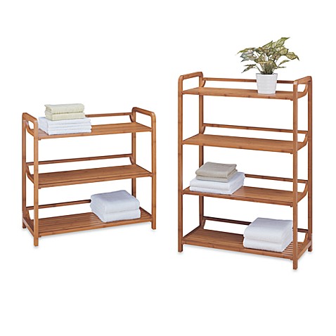 Buy Neu Home Lohas3-Tiered Bamboo Shelf from Bed Bath & Beyond