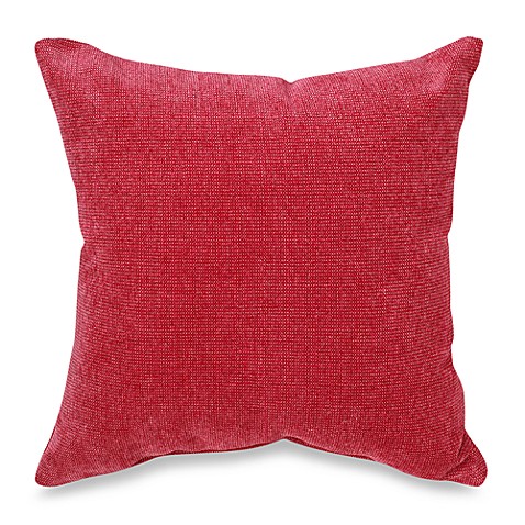 Glenna Jean Kirby Square Throw Pillow in Raspberry - buybuy BABY