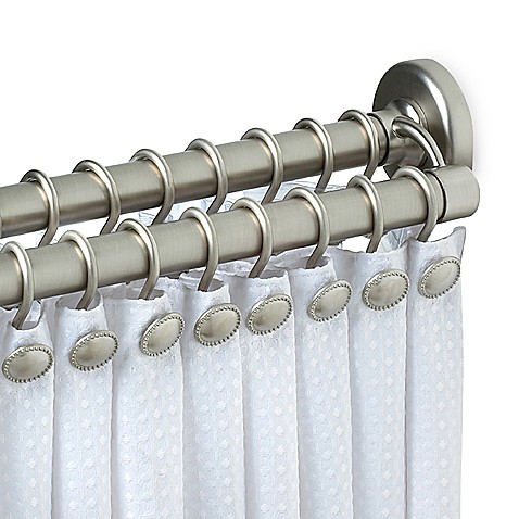 Double Shower Curtain Rods Double Shower Curtain Ideas