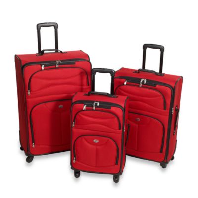 tourister luggage american spinner ranch piece spring bedbathandbeyond