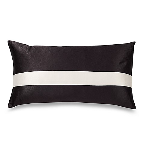 Ampersand Strastosphere Oblong Throw Pillow in Black - Bed Bath & Beyond