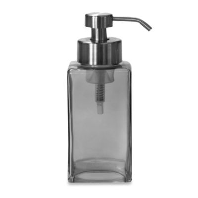 soap dispenser foaming glass smoke bedbathandbeyond