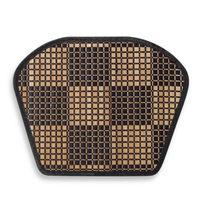 wedge bamboo placemat checkered basketweave