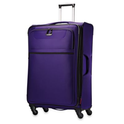 spinner samsonite expandable upright lift inch purple