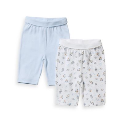 Absorba&reg; White and Blue Pants (Set of 2) - 6 - 9 Months