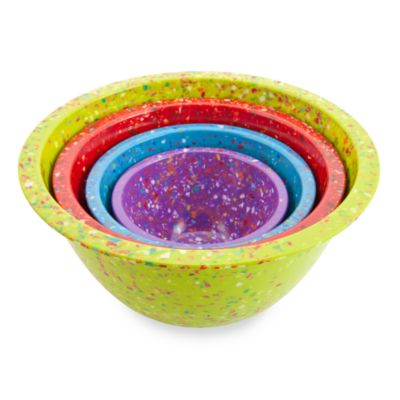 Buy Zak! Designs® Confetti 4-Piece Assorted Mixing Bowl Set In Kiwi ...