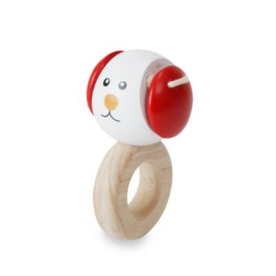 PlanToys&reg; Floppy Eared Dog Rattle