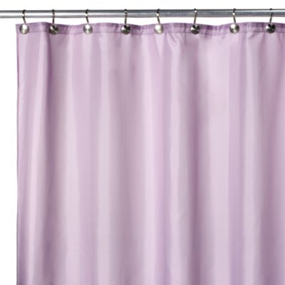 Buy Hotel White Extra Wide Fabric Shower Curtain Liner from Bed ...