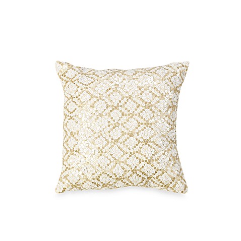 Buy KAS White Capri 12-Inch Square Throw Pillow from Bed Bath & Beyond