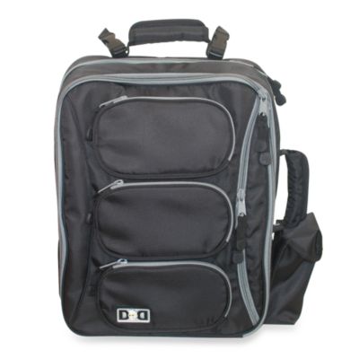 Diaper Dude&reg; Convertible Messenger Backpack - Black