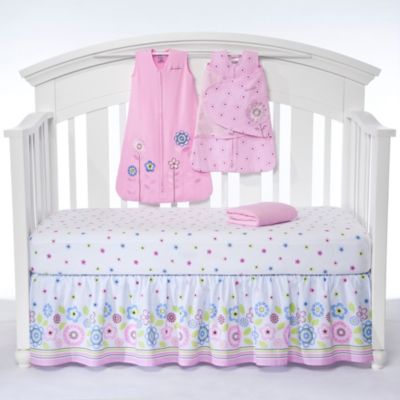 HALO&reg; SleepSack Caroline's Garden 5-Piece Bumper-Free Crib Set
