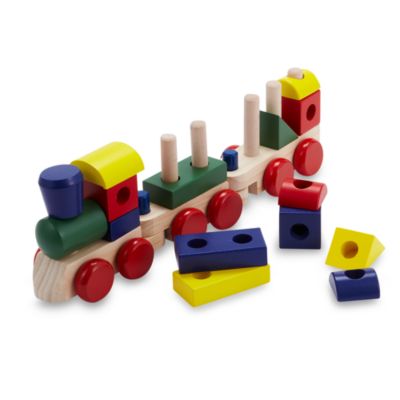 melissa and doug winnie the pooh wooden stacking train