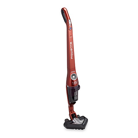Delta Force 18V Cordless Bagless Stick Vacuum in Red